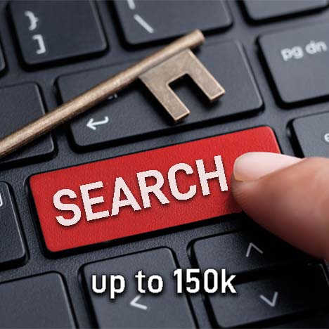 Search up to 150k